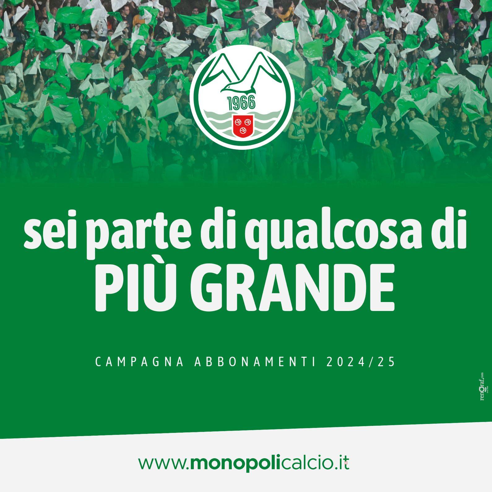 Abbonamento girone di ritorno 2024/2025 Monopoli Calcio ciaotickets
